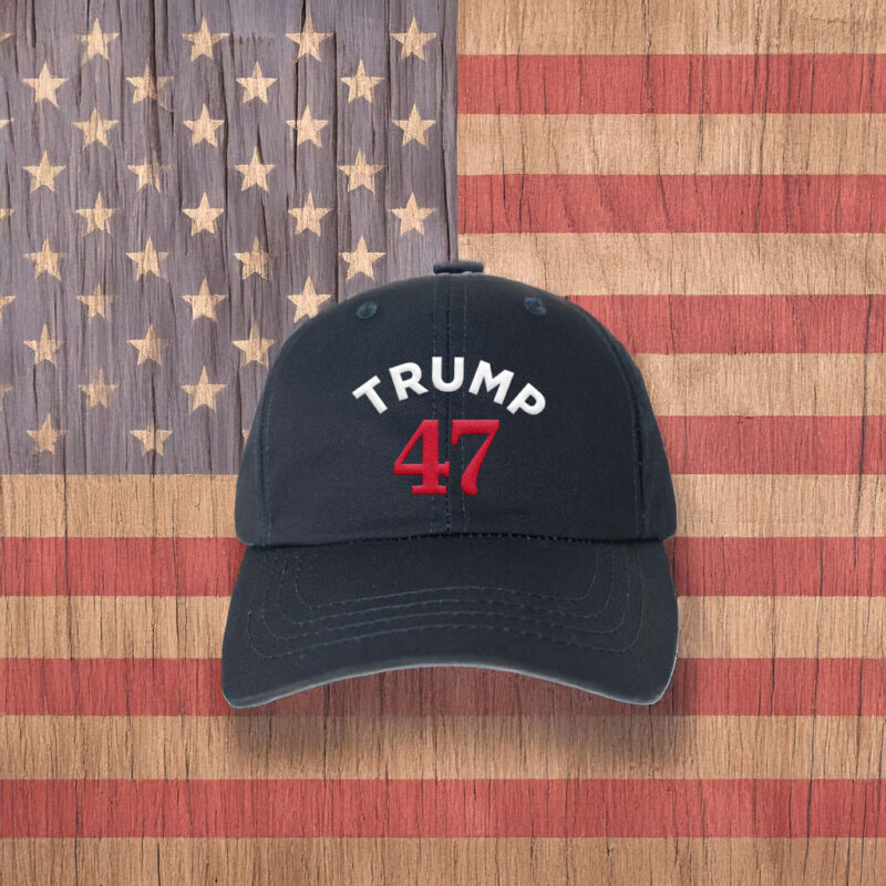 Trump 47 Navy Structured Adjustable Hat 7 Trump 47 Navy Structured Adjustable Hat