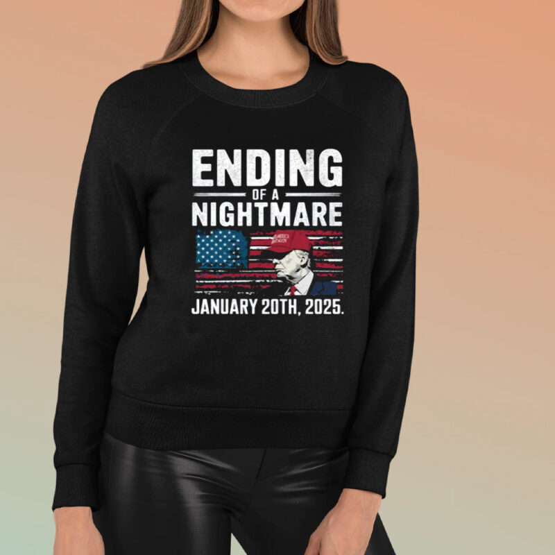 Trump 47th President: Commemorate the End of a Nightmare on January 20th, 2025 8 Trump 47th President, Ending of a Nightmare January 20th 2025 T-Shirts