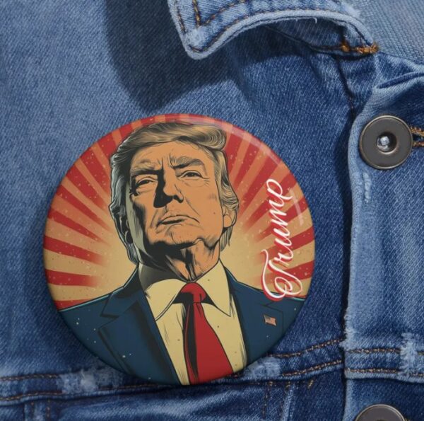 Trump Button, Round Political Pin, Inauguration Day Button2