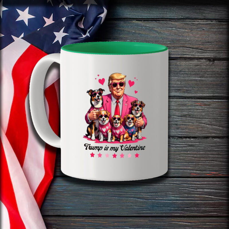 Trump Dog Valentine Mug: Show Your Love for Trump and Your Furry Friend 9 Trump Dog Valentine Mug, Trump Is My Valentine Mug1