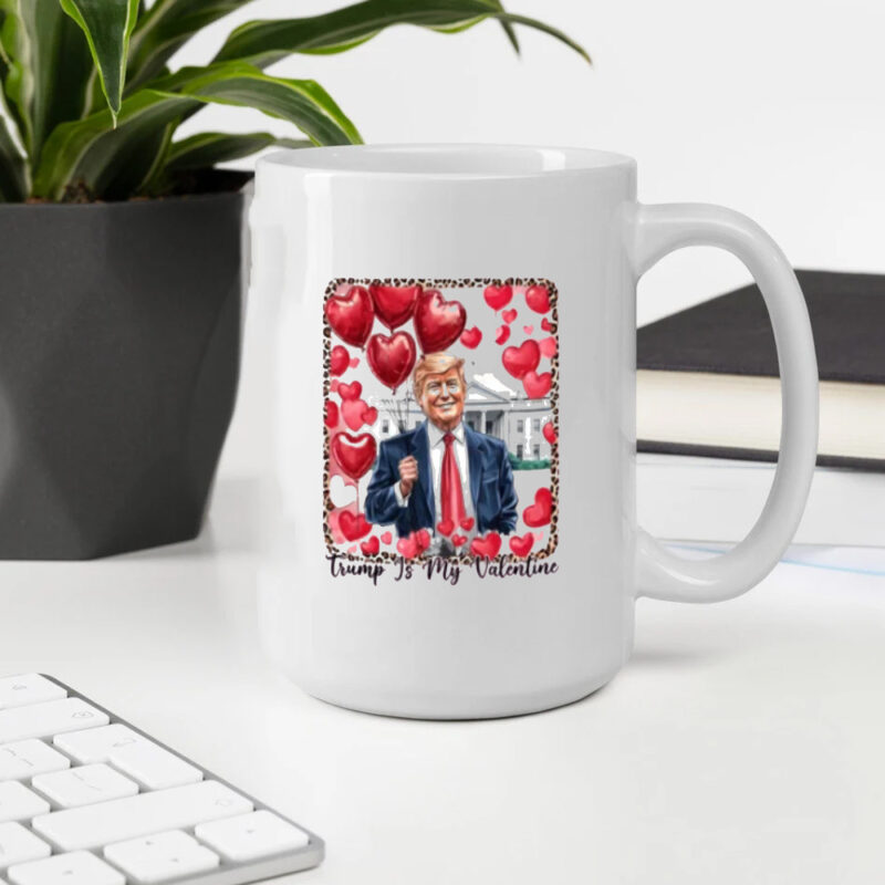 Trump Heart Balloons Mug: The Perfect Valentine's Day Gift for Trump Supporters 10 Trump Heart Balloons Mug, Valentine's Day Gift, Trump Is My Valentine Mug2