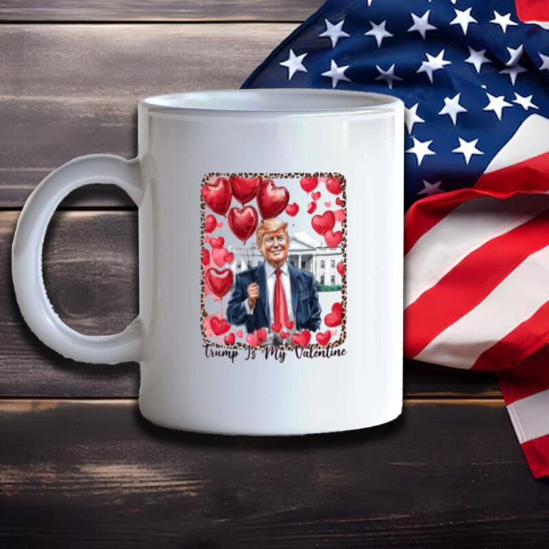 Trump Heart Balloons Mug: The Perfect Valentine's Day Gift for Trump Supporters 11 Trump Heart Balloons Mug, Valentine's Day Gift, Trump Is My Valentine Mug3