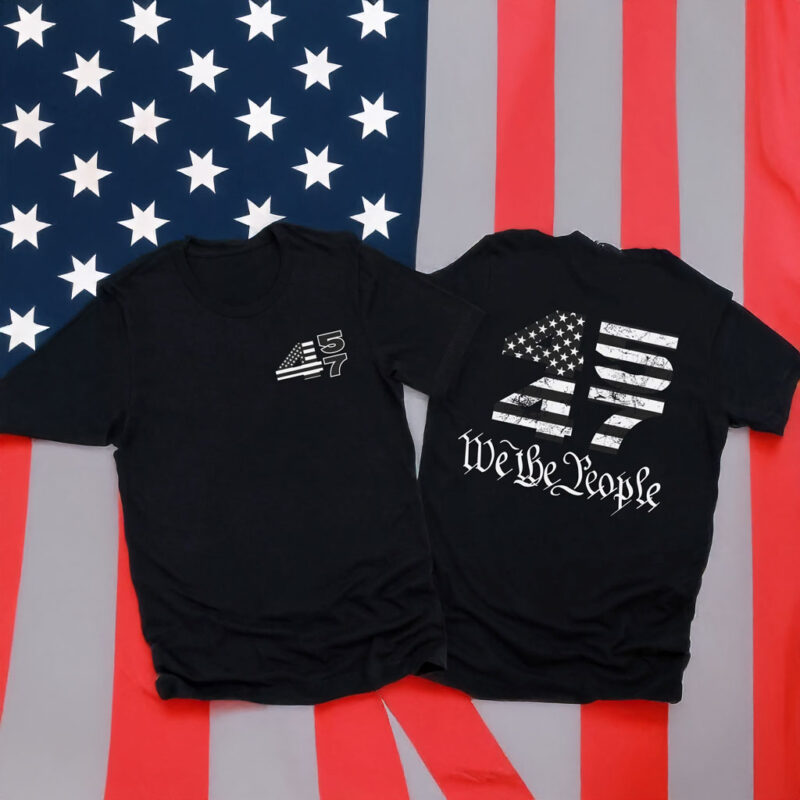 Celebrate the Inauguration: Trump 2025 45 47 T-Shirt 6 Trump Inauguration Day 2025 45 47 T-Shirt