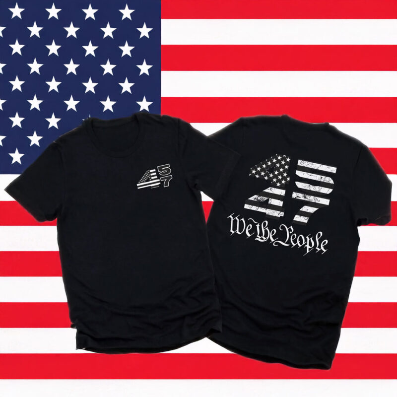 Celebrate the Inauguration: Trump 2025 45 47 T-Shirt 8 Trump Inauguration Day 2025 45 47 T-Shirt