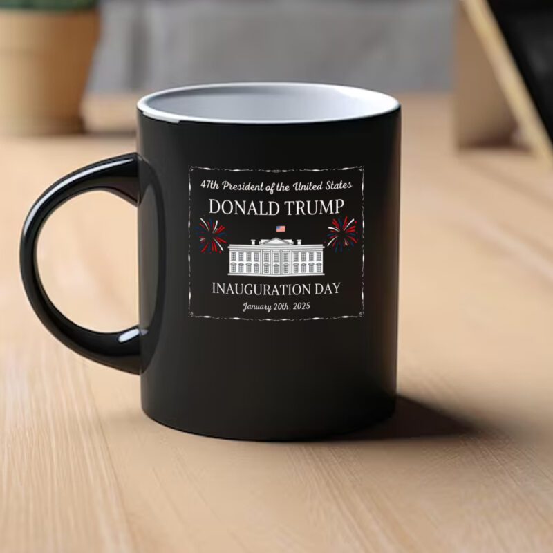 Commemorate History: Trump Inauguration Day 2025 Mugs for the 47th US President 9 Trump Inauguration Day 2025 Mugs, 47th US President Inauguration Mug1