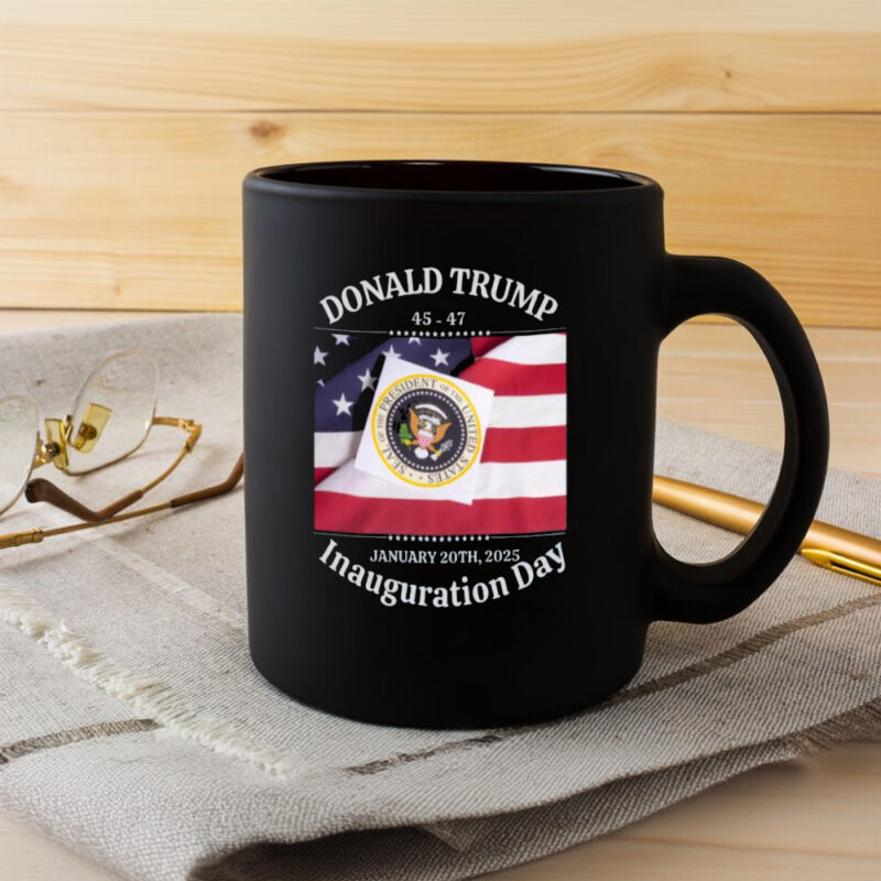 Commemorate History: Trump Inauguration Day 47th US President Inauguration Mug 8 Trump Inauguration Day, 47th US President Inauguration Mug