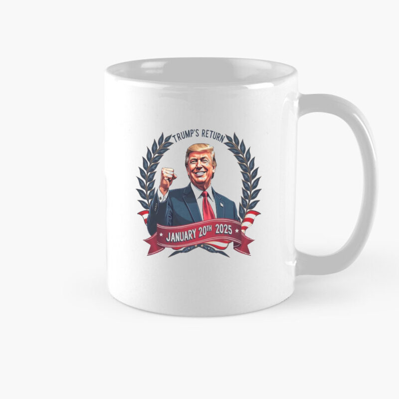 Celebrate the 47th Victory: Trump Inauguration Day 2025 MAGA Mug 8 Trump Inauguration Day, January 20th 2025 Donald J Trump 47th Victory MAGA Mug