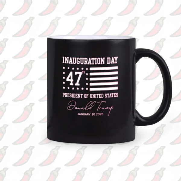 Trump Inauguration Day Mugs, 47th President Of The United States Trump 2025 Mug2