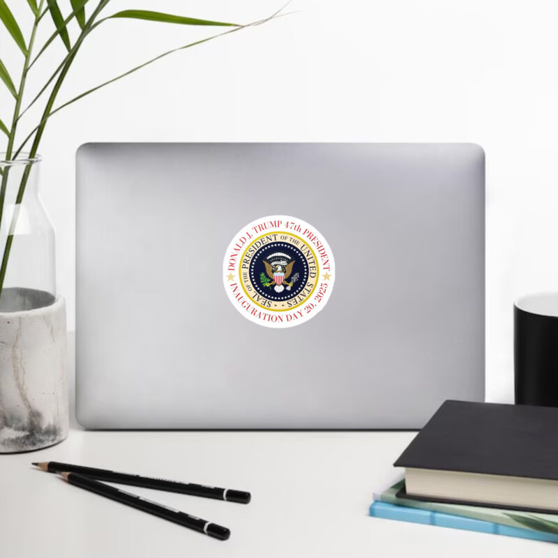 Trump Inauguration Day Sticker: Official Presidential Seal Decal 9 Trump Inauguration Day Sticker President Seal Trump Stickers1