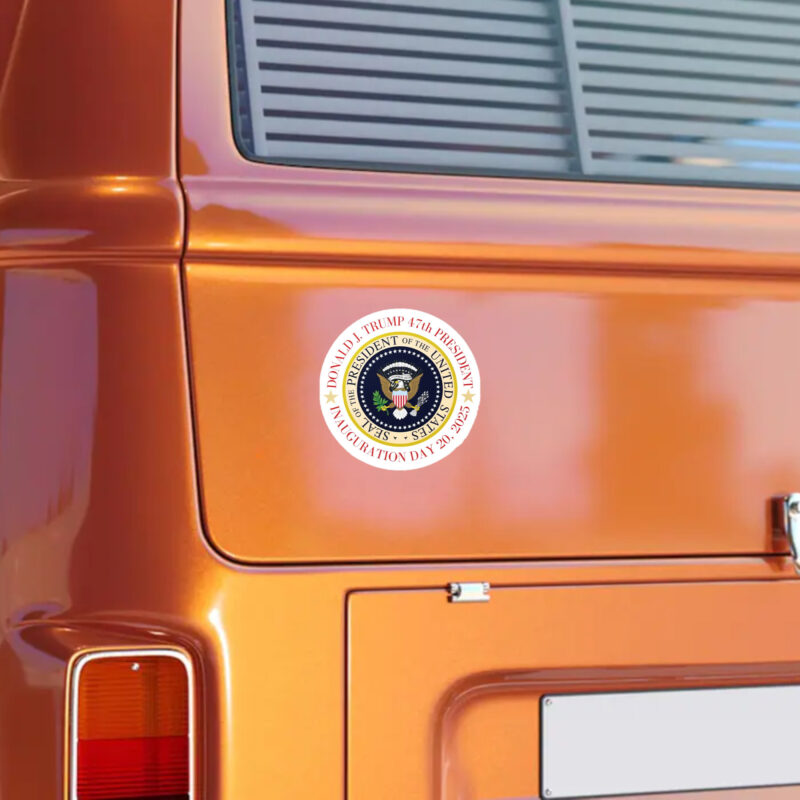 Trump Inauguration Day Sticker: Official Presidential Seal Decal 10 Trump Inauguration Day Sticker President Seal Trump Stickers2