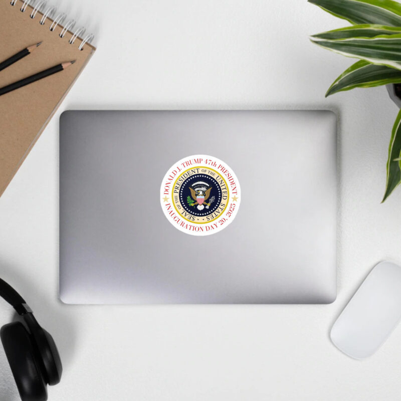 Trump Inauguration Day Sticker: Official Presidential Seal Decal 11 Trump Inauguration Day Sticker President Seal Trump Stickers3