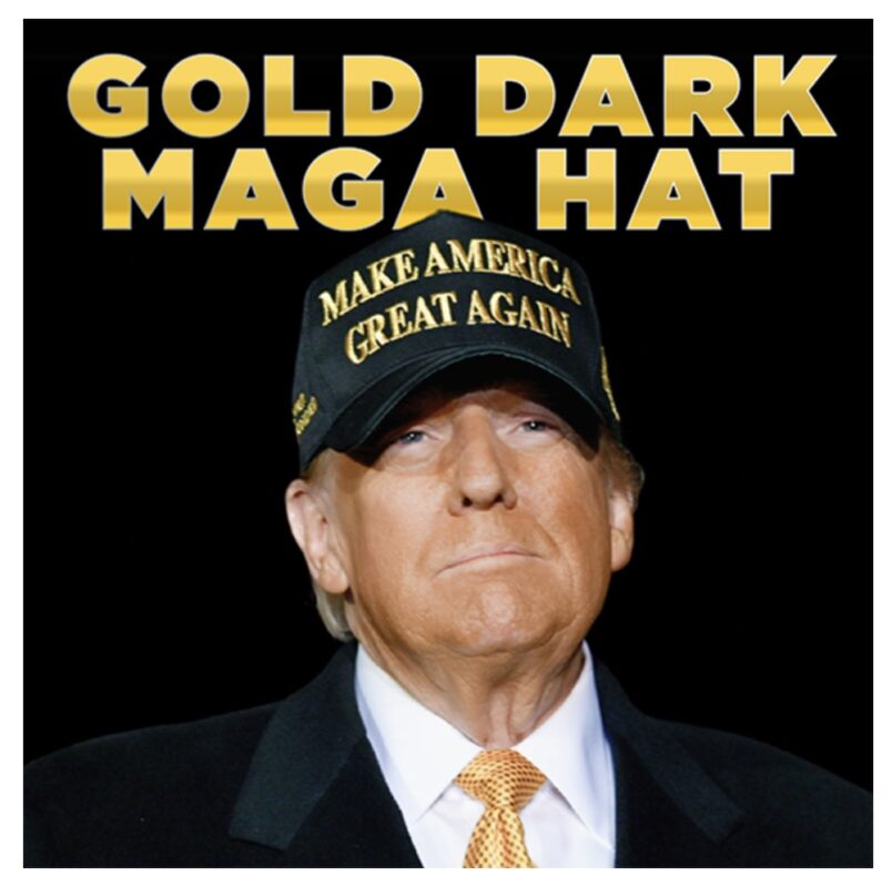 Limited Edition Trump Inauguration Gold Dark MAGA Hat 5 Trump Inauguration Gold Dark MAGA Hat