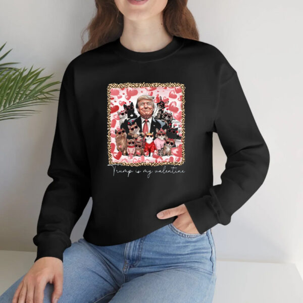 Trump Is My Valentine Shirt, Trump Lover Shirt, Valentine Trump Dog Cat Shirt2