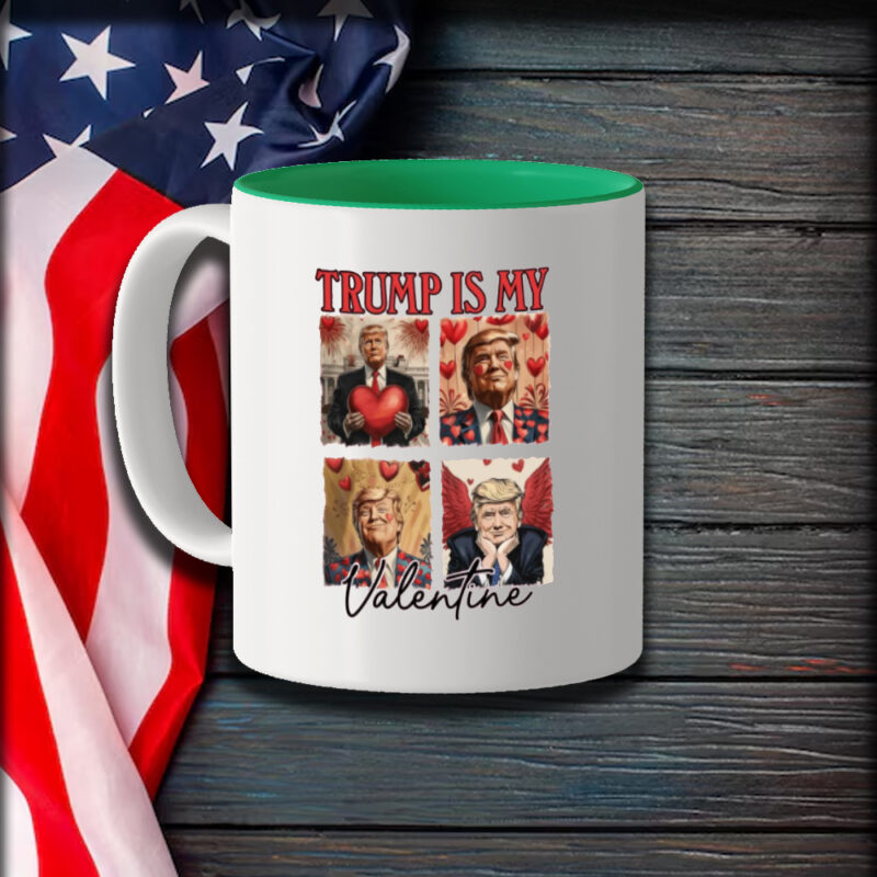 Trump Valentine's Day Mug: Show Your Love for the 45th President 9 Trump Lover Mug, Trump Is My Valentine Wear, Angel Trump Mug1