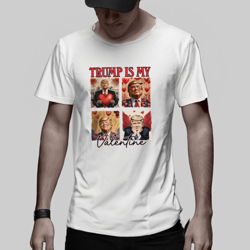 Show Your Love: Trump Is My Valentine Angel Shirt 11 Trump Lover Shirt, Trump Is My Valentine Wear, Angel Trump Shirt3