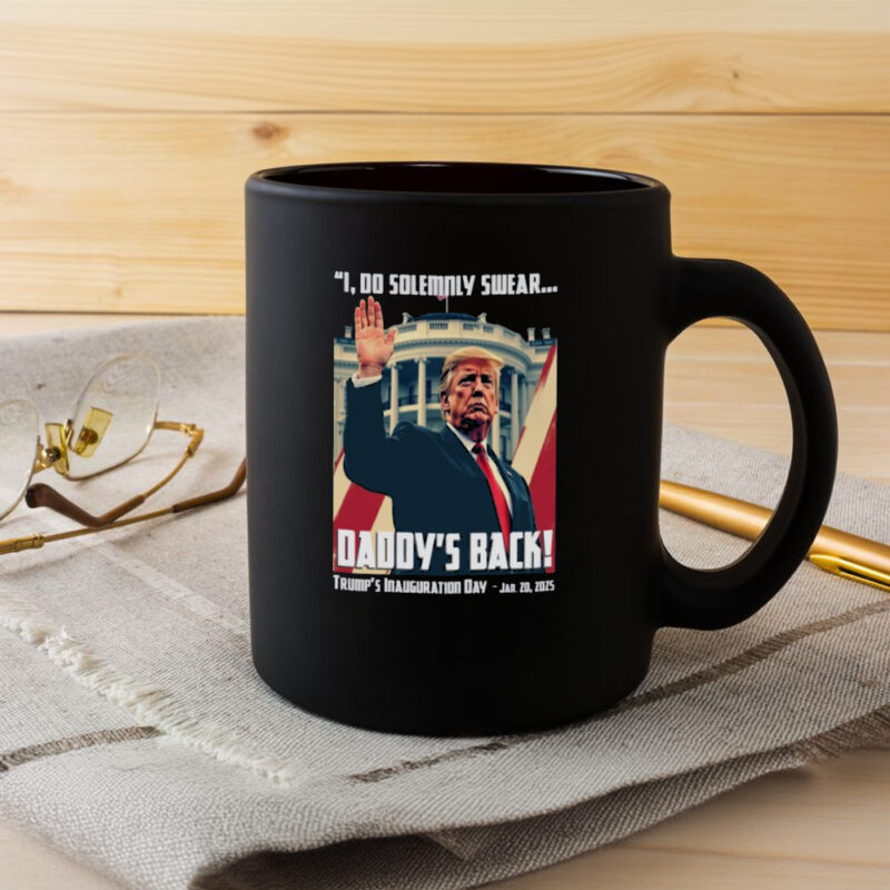 Inaugural Trump Mug: Solemn Swearing for a Patriotic Morning 8 Trump Mug, Inauguration Day, I Do Solemnly Swear Mug