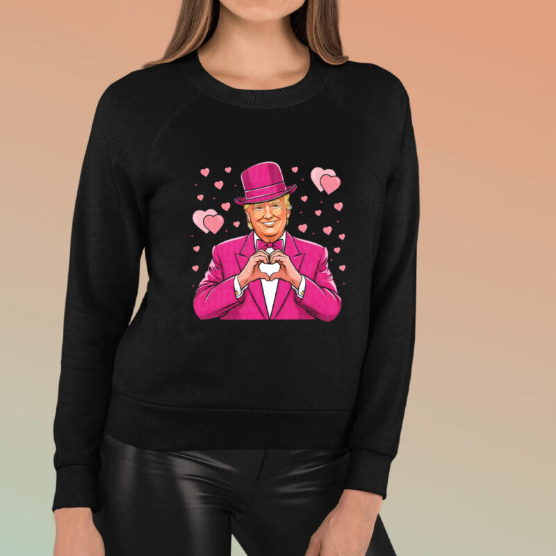 Show Your Love with the Retro Trump Valentine Shirt 9 Trump Valentine Shirt, Retro Valentines Shirt1