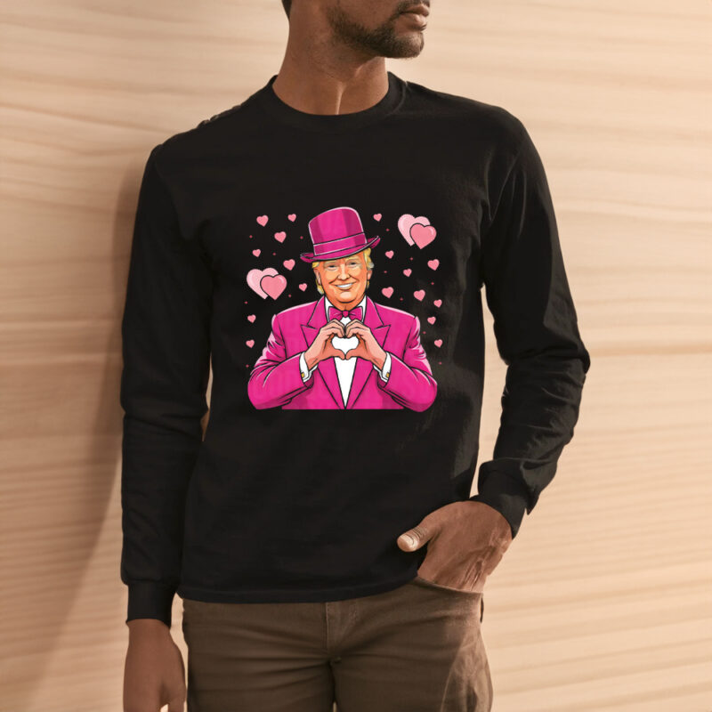 Show Your Love with the Retro Trump Valentine Shirt 11 Trump Valentine Shirt, Retro Valentines Shirt3