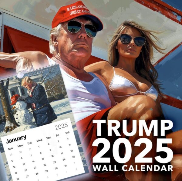 Trump Wall Calendar (2025) - MAGA Moments: 12 Months of Winning