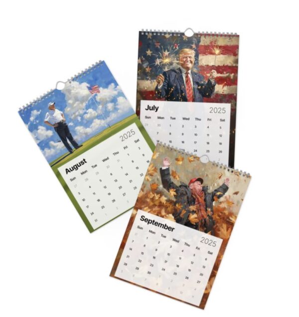 Trump Wall Calendar (2025) - MAGA Moments: 12 Months of Winning