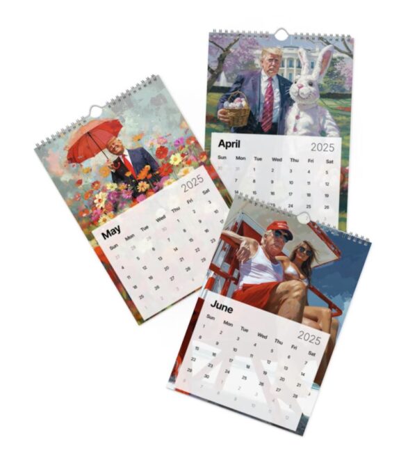 Trump Wall Calendar (2025) - MAGA Moments: 12 Months of Winning