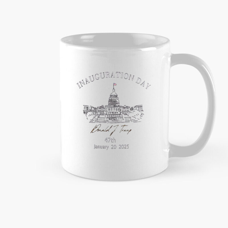 Trump Inauguration Day Mug: Commemorate the 47th President's Historic Day 8 Trump inauguration day Mug, 47th president usa, January 20th 2025 Trump Mug