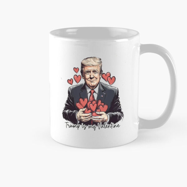 Trump is my valentine, Retro Valentine Mug