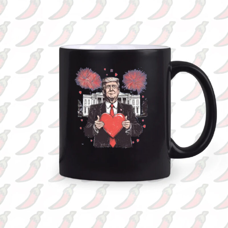 Valentine's Day Mug: Show Your Love for Trump with a Unique Gift 10 Valentine Trump Mug, Valentines Day Mug, Trump Lover Valentines Gift, Valentine Day Mug2