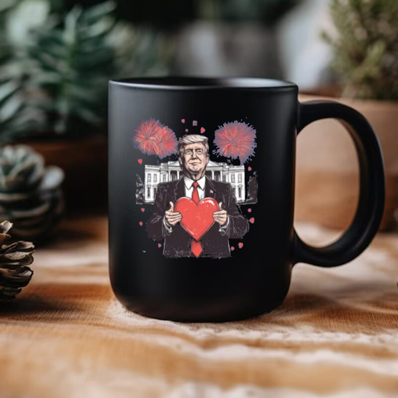 Valentine's Day Mug: Show Your Love for Trump with a Unique Gift 11 Valentine Trump Mug, Valentines Day Mug, Trump Lover Valentines Gift, Valentine Day Mug3