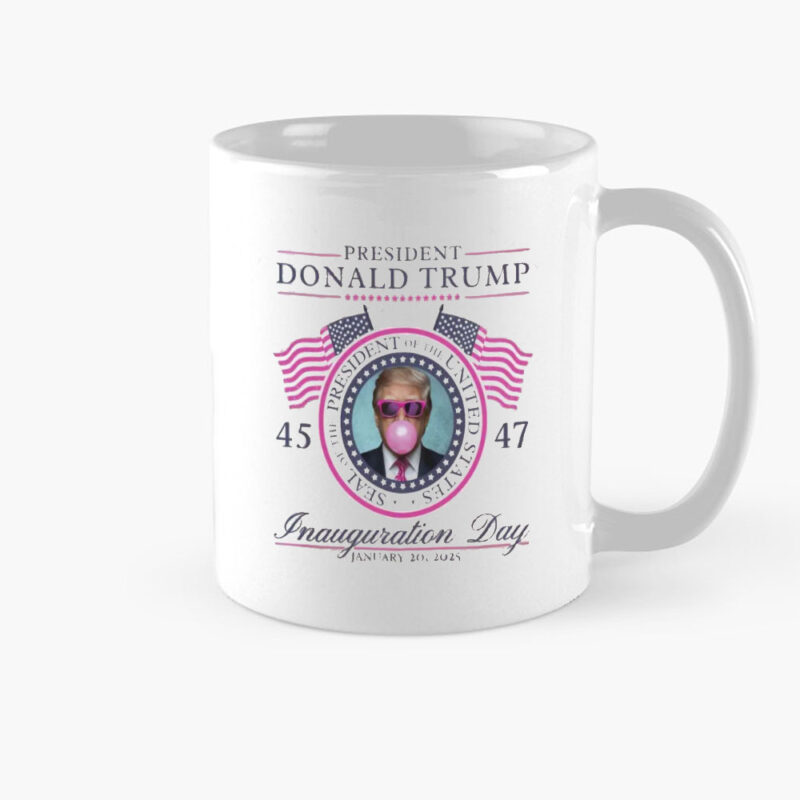 Pink Trump Bubble Gum Mug: Celebrate the Inauguration with Girly Style 8 45-47-Pink-Trump-Bubble-Gum-Mug,-Girly-Trump-Inauguration-Mug