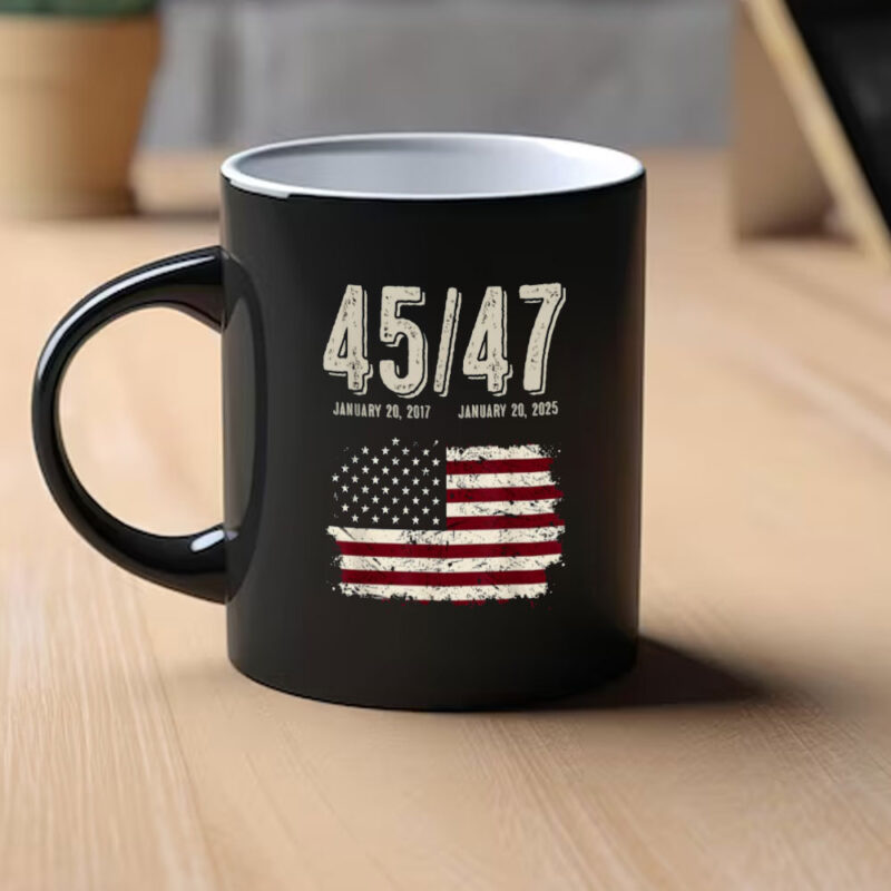 Vintage 45 47 President Donald Trump Inauguration Day USA Mug 9 45-47-President-Donald-Trump-Inauguration-Day-vintage-USA-Mug1
