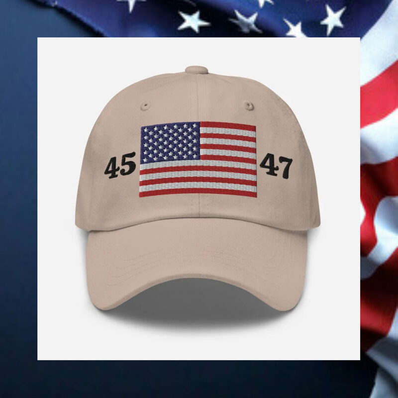 Show Your Patriotism: 45 47 President Trump MAGA American Flag Hat 8 45-47-President-Trump-Hat-MAGA-Hat-American-Flag-Hat-Patriotism-Hat