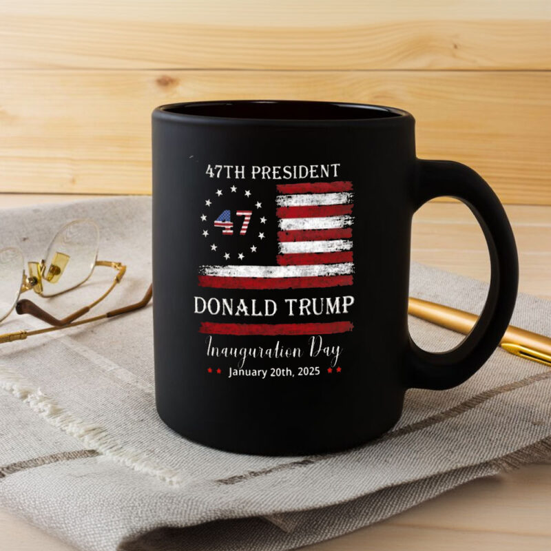 Commemorate History: 47th President Donald Trump Inauguration Day 2025 Vintage US Flag Mug 8 47th-President-Donald-Trump-Inauguration-Day-2025-Vintage-US-Flag-Mug