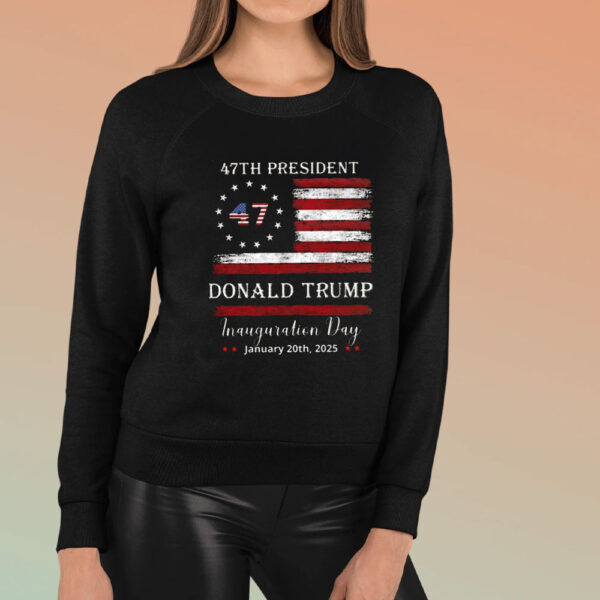 47th-President-Donald-Trump-Inauguration-Day-2025-Vintage-US-Flag-T-Shirt