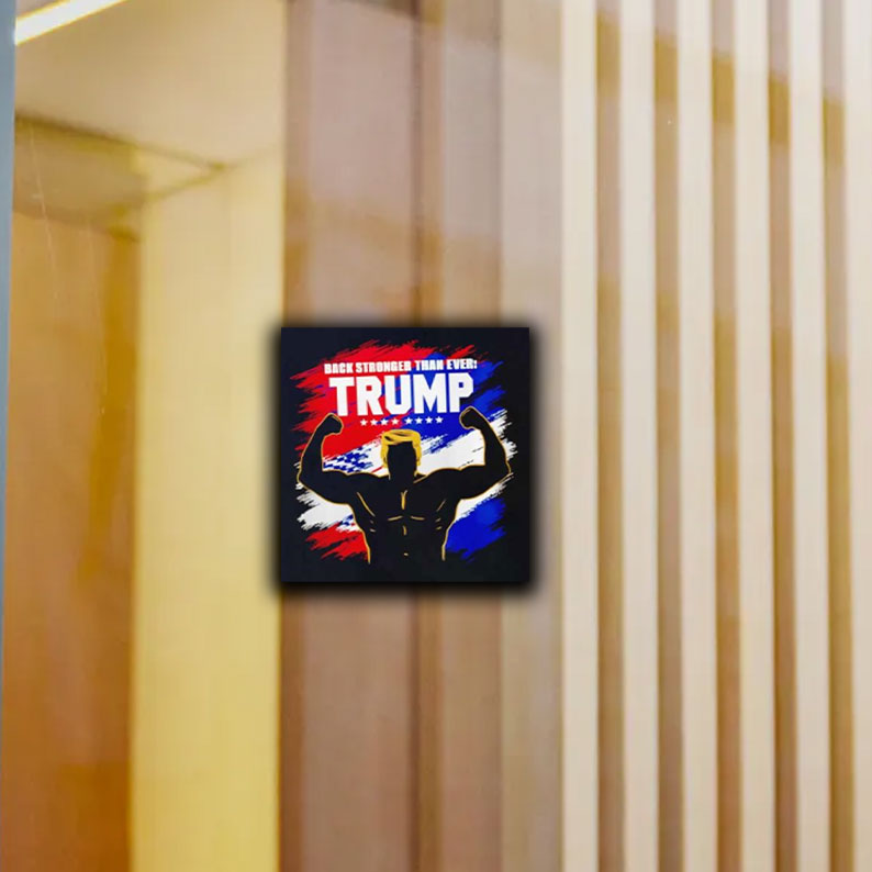 Back stronger than ever Trump Sticker 10 Back stronger than ever Trump Sticker