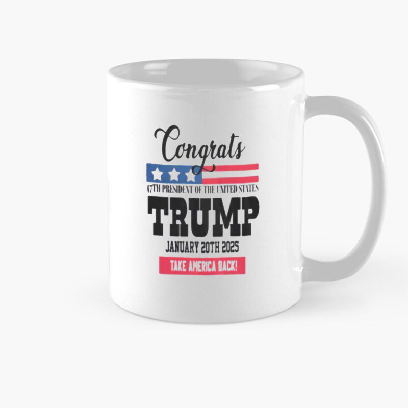 Celebrate the 47th Presidency with the Donald Trump Commemorative Mug 8 Congrats-47th-President-Donald-Trump-Mug