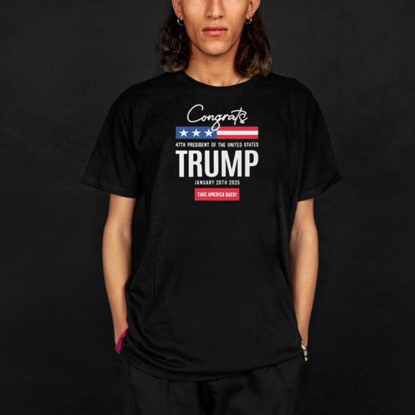 Congrats 47th President Trump Essential T-Shirt