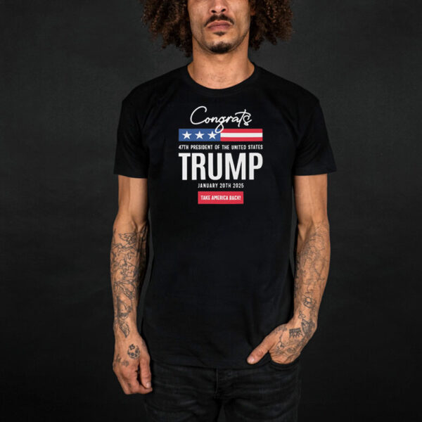 Congrats 47th President Trump Essential T-Shirt