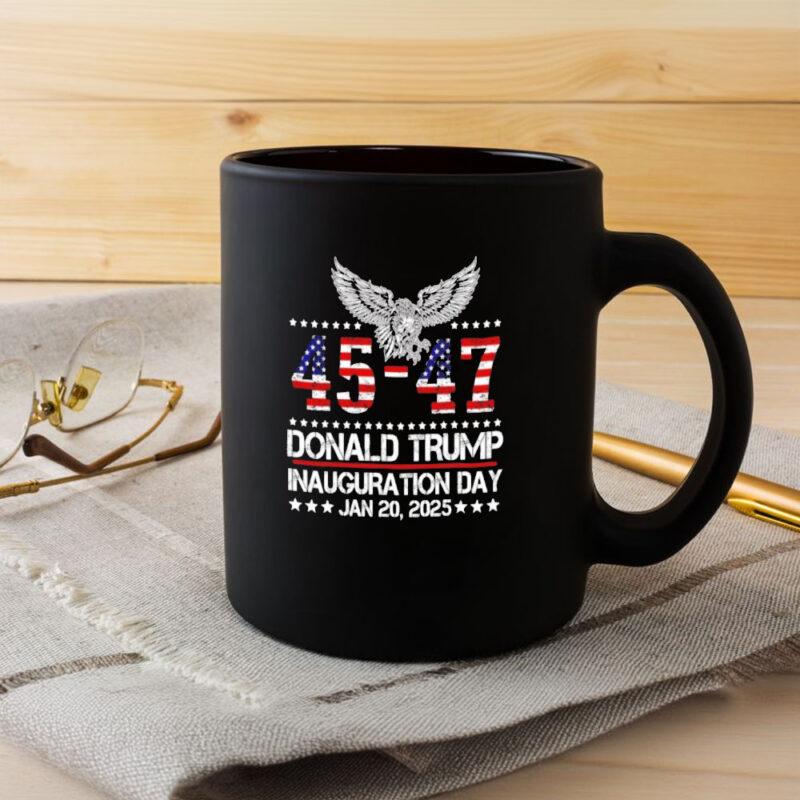 Trump 2025 Inauguration Day Mug: Celebrate American Pride with Trump, Eagle, and USA Flag 8 Donald-Trump-2025-Inauguration-Day-Trump-Lover-Usa-Flag-Eagle-Mug