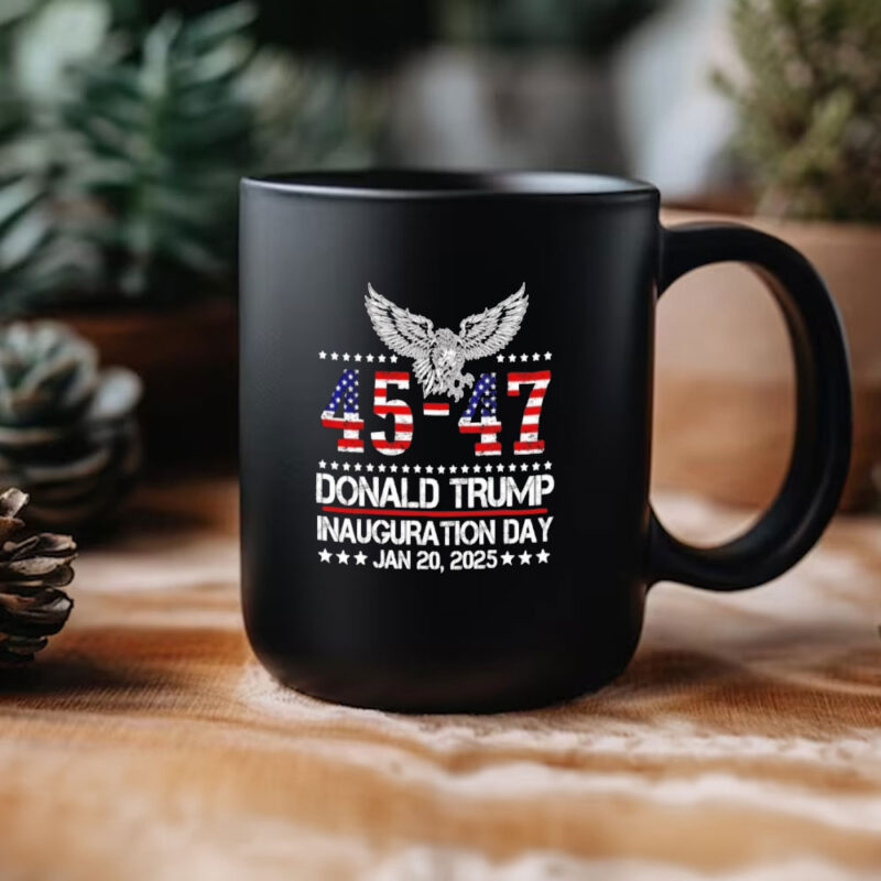 Trump 2025 Inauguration Day Mug: Celebrate American Pride with Trump, Eagle, and USA Flag 11 Donald-Trump-2025-Inauguration-Day-Trump-Lover-Usa-Flag-Eagle-Mug3
