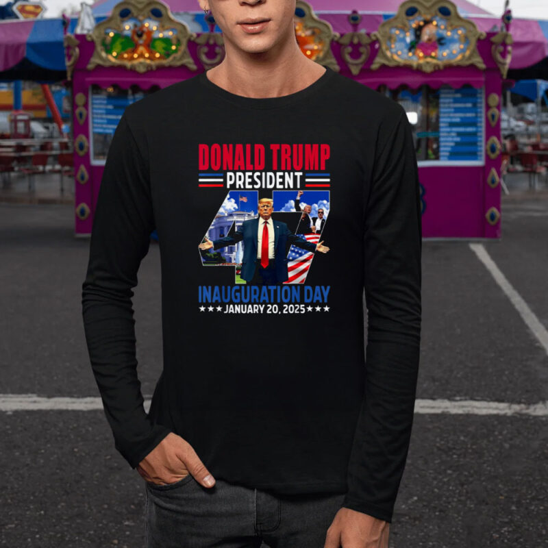 Celebrate the 47th Presidency: Donald Trump Inauguration Day 2025 T-Shirts 9 Donald-Trump-47th-President-Inauguration-Day-January-20-2025-T-Shirts1