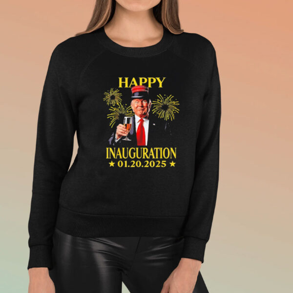 Donald-Trump-Drink-Wine-Party-Happy-Inauguration-01.20.2025-shirt