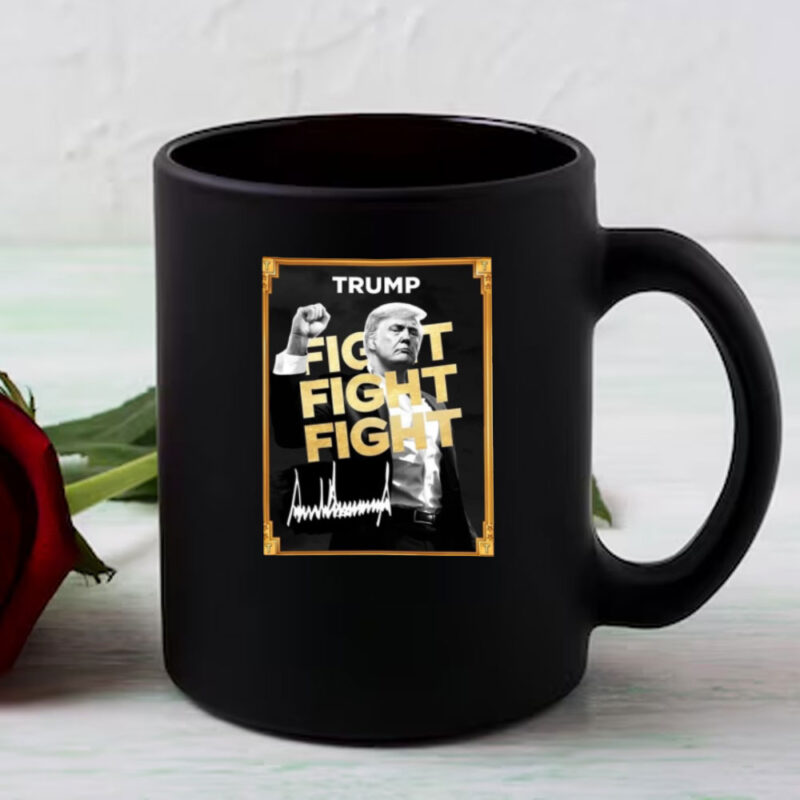 Donald Trump Fight Fight Fight Meme Coin Mug 8 Donald Trump Fight Fight Fight Meme Coin Mug