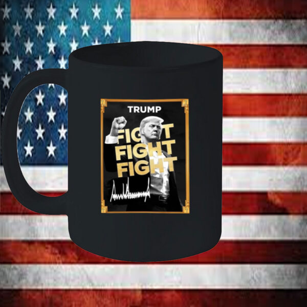 Donald Trump Fight Fight Fight Meme Coin Mug