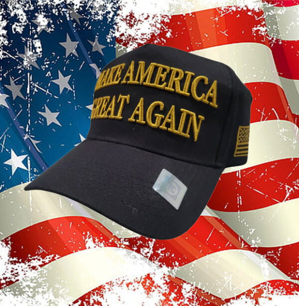 Donald Trump Hat 45-47 Never Surrender MAGA Black Hats America Great Gold Hats