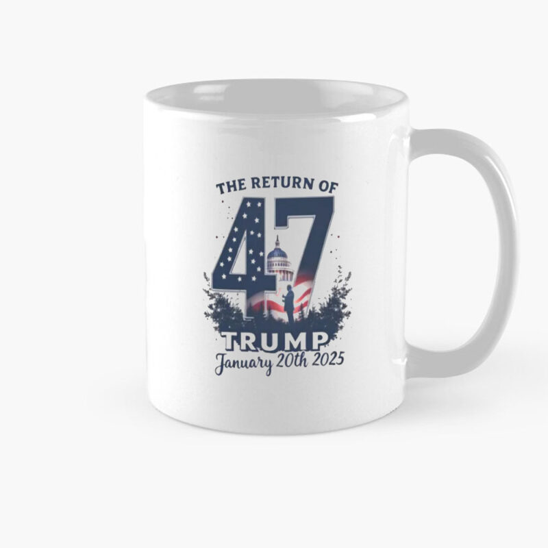 Commemorate the 47th Presidency: Donald Trump Inauguration Crowd Mug 8 Donald-Trump-Inauguration-Crowd-Mug,-47th-President-Of-United-States-Mug
