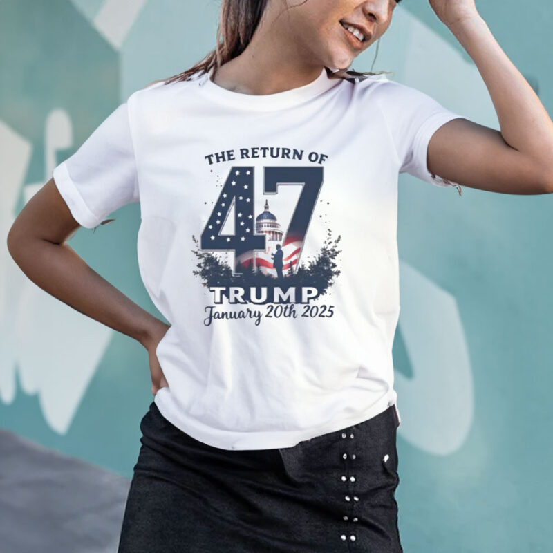 Inaugural Pride: Celebrate the 47th President with the Donald Trump Inauguration Crowd Shirt 11 Donald-Trump-Inauguration-Crowd-Shirt,-47th-President-Of-United-States-Shirt3