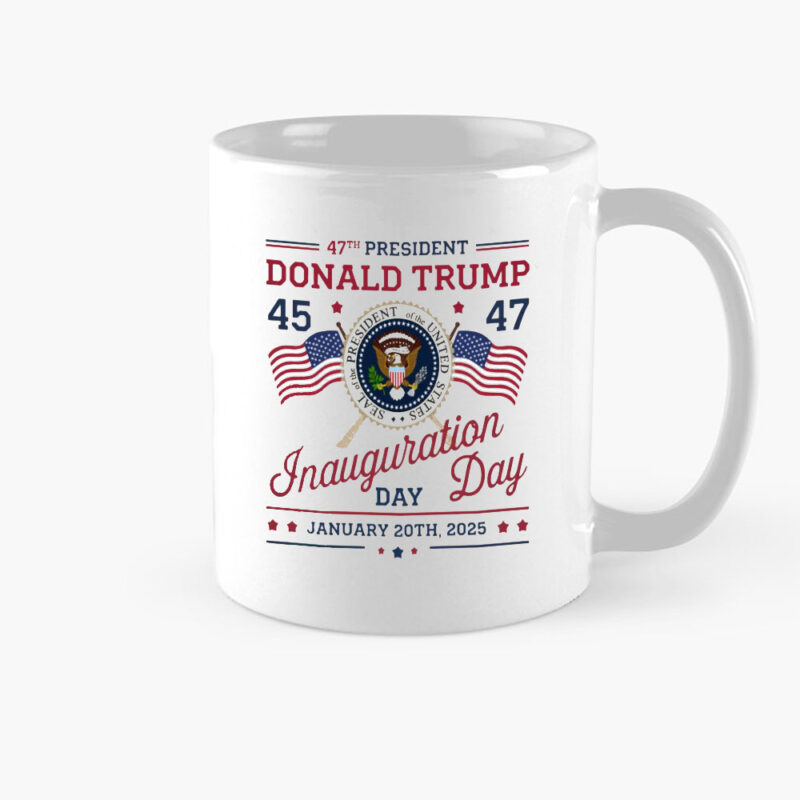 Trump Vance 2025 Inauguration Mug: Commemorate the 47th US Presidential Inauguration 8 Donald-Trump-Inauguration-Day-2025,-47th-US-President-Inauguration,-Trump-Vance-2025-Mug