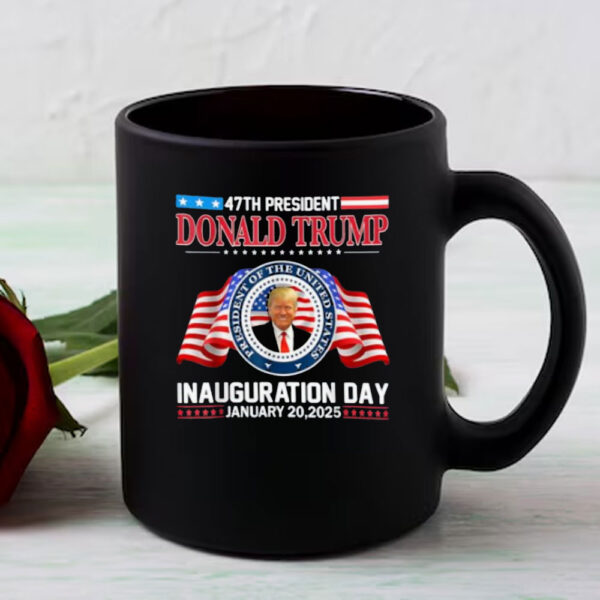 Donald Trump Inauguration Day 2025 47th USA President Mug