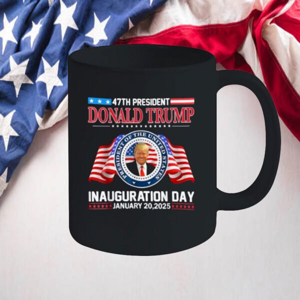 Donald Trump Inauguration Day 2025 47th USA President Mug